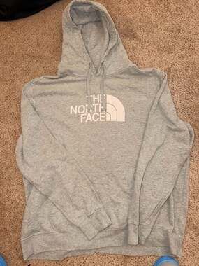 The North Face Men's Half Dome Pullover Hoodie Gray XXL